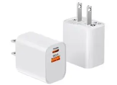 pd 充電器 急速充電器 20W 2ポート 急速充電 【PSE認証2個セット】
