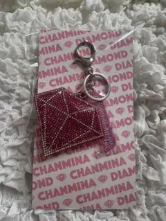 新品未使用　ちゃんみな AREA OF DIAMOND 3 キーチャーム　ピンク