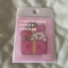 新品未開封LINE FRIENDS ラインフレンズ　コニーサリーステッカー