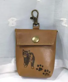 ミニポーチ 目薬ポーチ ワイヤレスイヤホンケース入れ ハンドメイド