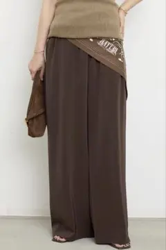 ドゥーズィエムクラス　2025SS Effortless パンツ　ブラウン３８