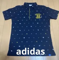 美品　メンズM adidas GOLF ドライポロシャツ