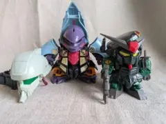 元祖SDガンダム レッド＆ブラックベレーガンダム、グリーンベレーガンダム 2体 元祖SDガンダム NO-102 B&Rベレーガンダムチーム