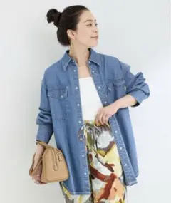 美品 DU JOUR/デュ ジュール JEAN RODEO SHIRT