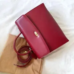 新品同様!希少イタリア製 オールドコーチ ショルダーバッグ OLD COACH