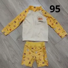 ANPANMAN ラッシュガード・ベビー水着　上下セット 黄色