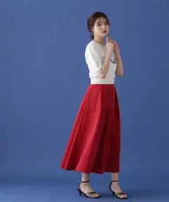 PROPORTION タフタタックスカート