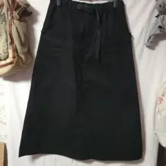 ワークマン ストレージストレッチスカート ブラック