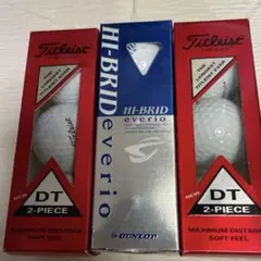 Titleist DT 6個 /エブリオ 3個　新品ゴルフボール