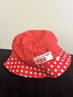 コムデギャルソンシャツ Supreme コラボ　バケットハット シュプリーム コムデギャルソンシャツ Supreme コラボバケットハット シュプリーム
