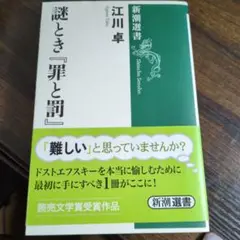 謎とき『罪と罰』