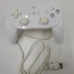 No.2190　任天堂　Wii　クラシックコントローラー　PRO　ホワイト