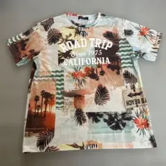 ノーブランド　カリフォルニア Tシャツ Lサイズ　ポリエステル100%