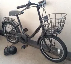 おまけ付き★ブリヂストン bikkeビッケ 子供自転車16インチ ダークグレー