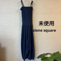 未使用　slone square デニムサロペットパンツ スロンスクエア