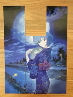 エヴァンゲリオンカードダスマスターズ綾波レイ浴衣イラストパネルセット