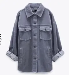 ZARA コーデュロイシャツジャケット