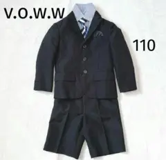 極美品✨v.o.w.w フォーマルスーツ　5点セット　卒業式　卒服　黒　ブラック 極美品✨v.o.w.w フォーマルスーツ 5点セット 卒業式 卒服 黒