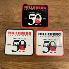 HILLEBERG 50周年限定☆ ヒルバーグ☆ステッカー☆3種set