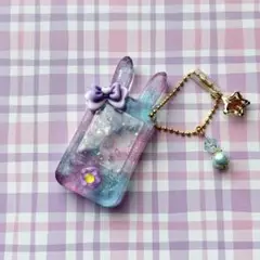 うさみみ携帯 シャカシャカシェイカーキーホルダー