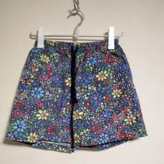 ボヘミアンズ　ショートパンツ　花柄　ナイロン　アウトドア