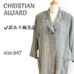 【訳あり極美品◎】 クリスチャンオジャール チェックテーラードジャケット カーデ