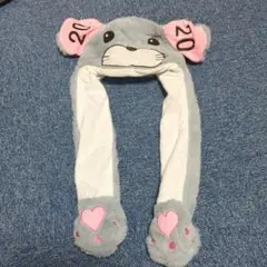 耳動く被り物