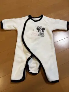 ミニーマウスロンパース 50-60cm もこもこ