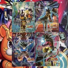 フュージョンワールド ドッカンバトル　コラボ　r★ c★ sr★ 4枚セット