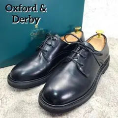 美品【Oxford & Derby】 オックスフォードシューズ 25.5cm 黒