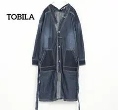 TOBILA リメイク風コート　デニムコート 楽天市場】TOBILA(トビラ) デニム組み合わせリメイク風コート(2