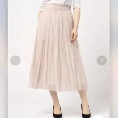 ルルウィルビー★シフォンジープリーツスカート