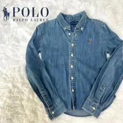 Ralph Lauren ラルフローレン インディゴデニム ボタンダウンシャツ