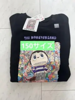 POPMART × UT 限定ラブブ スウェットシャツ　黒