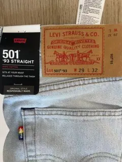 LEVI'S 501 '93 STRAIGHT W29 L32 新品未使用品