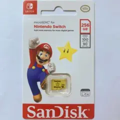 任天堂スイッチ switch 推奨 マイクロSDカード サンディスク 256GB