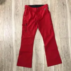 メンズゴルフウェア　Mサイズ　EDWIN GOLF　パンツ　赤色