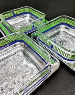 昭和レトロ ガラス小鉢 トレイ 食器セット ３セット
