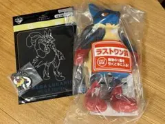 一番くじ　1番くじ　ポケモン　メガシンカ　ラストワン　メガルカリオ　3点セット