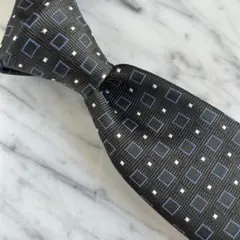 【新品】茶×サックス×白パターン柄
