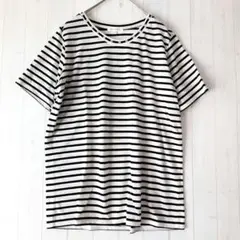 3can4on Tシャツ ボーダー L シマシマ 半袖