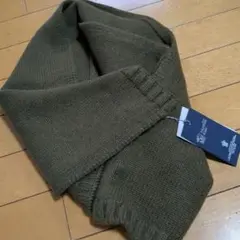 半額以下、未使用Johnstonsカシミヤ ニットマフラー