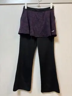 BOLAT スカート付きパンツ 紫と黒【傷あり】