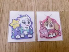 新品！かっぱ寿司　パウパトロール　エベレスト　スカイ　おなまえラバーチャーム