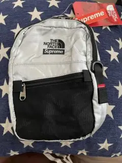Supreme×THE NORTH FACE コラボメタリックショルダーバッグ