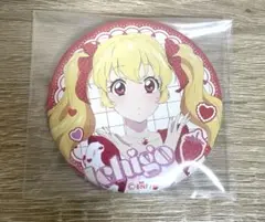 アイカツ 星宮いちご 缶バッジ girly RED
