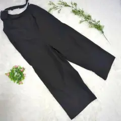 【kobe lettuce】神戸レタス レディース ワイドパンツ S 黒