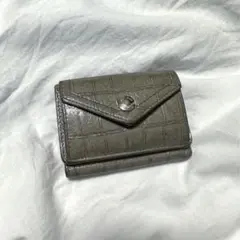 miumiu 折り畳み財布 シルバー
