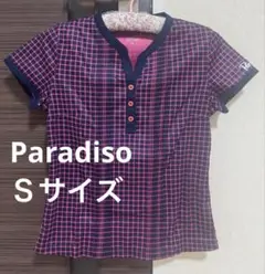 ★Paradiso★ Ｓサイズ チェック柄 テニスウェア