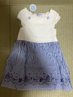 PETIT PALAIS 半袖ワンピース 110 新品未使用タグ付き